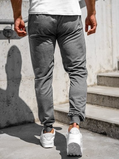 Bolf Herren Hose Jogger Pants Grau  CE006