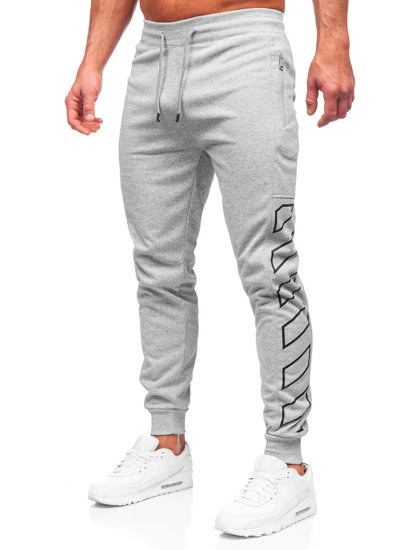 Bolf Herren Hose Jogger Pants Grau  HL9161