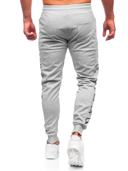 Bolf Herren Hose Jogger Pants Grau  HL9161