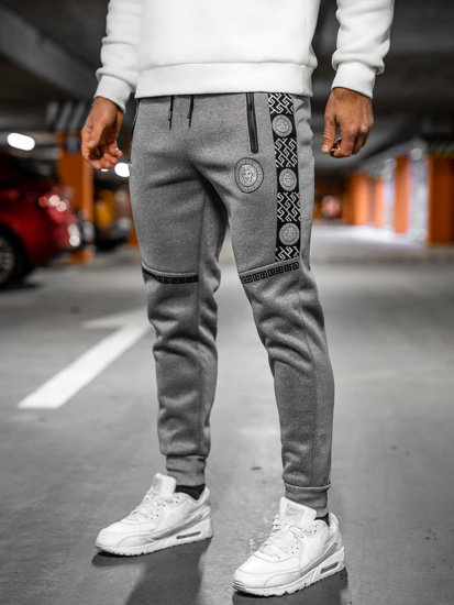 Bolf Herren Hose Jogger Pants Grau  HM665