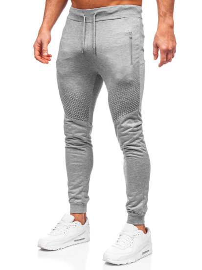 Bolf Herren Hose Jogger Pants Grau  HW2351