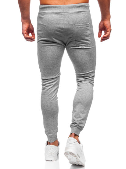 Bolf Herren Hose Jogger Pants Grau  HW2351