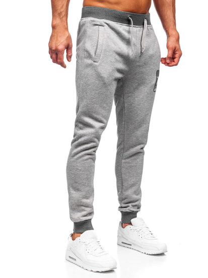 Bolf Herren Hose Jogger Pants Grau  K10001