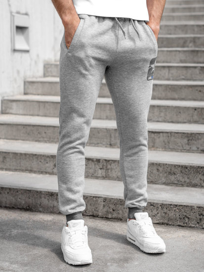 Bolf Herren Hose Jogger Pants Grau  K10001