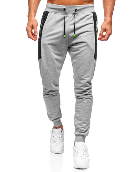 Bolf Herren Hose Jogger Pants Grau  K10223