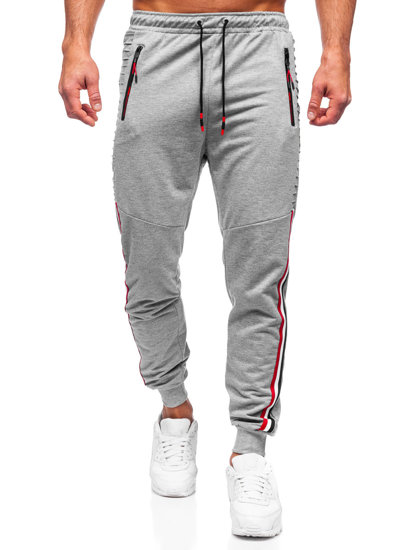 Bolf Herren Hose Jogger Pants Grau  K10329