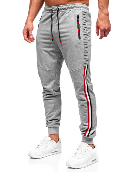 Bolf Herren Hose Jogger Pants Grau  K10329