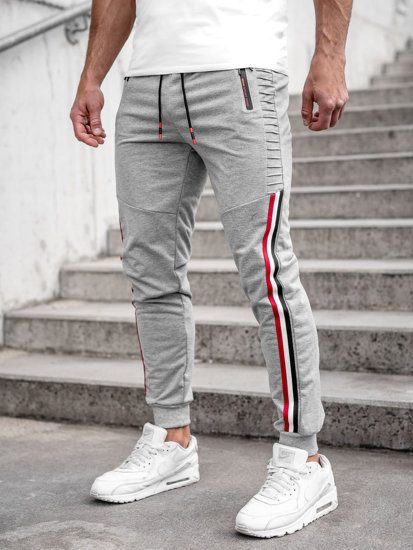 Bolf Herren Hose Jogger Pants Grau  K10329