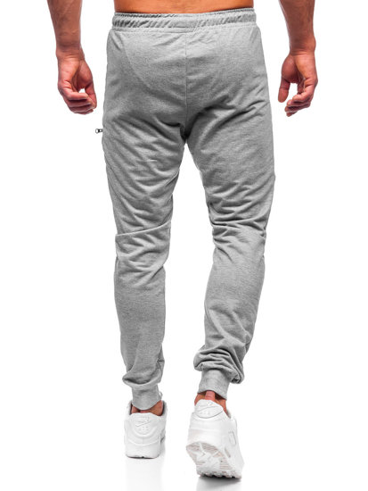 Bolf Herren Hose Jogger Pants Grau  K10353