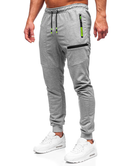 Bolf Herren Hose Jogger Pants Grau  K10353