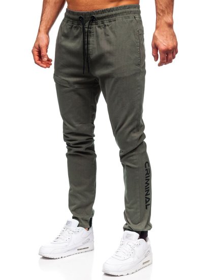 Bolf Herren Hose Jogger Pants Grün  B11119