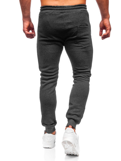 Bolf Herren Hose Jogger Pants Schwarzgrau  2165