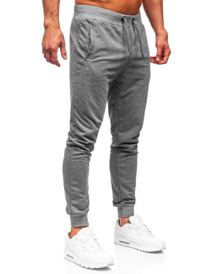 Bolf Herren Hose Jogger Pants Schwarzgrau  68K10001