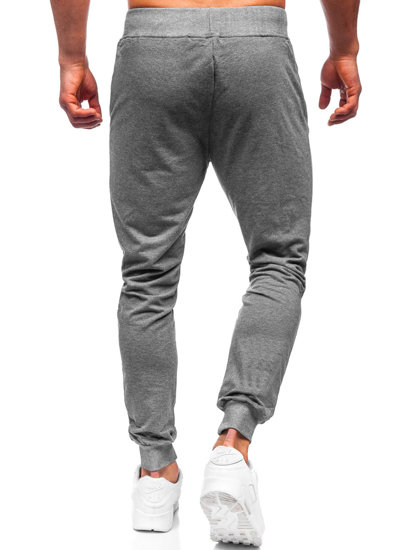 Bolf Herren Hose Jogger Pants Schwarzgrau  68K10001