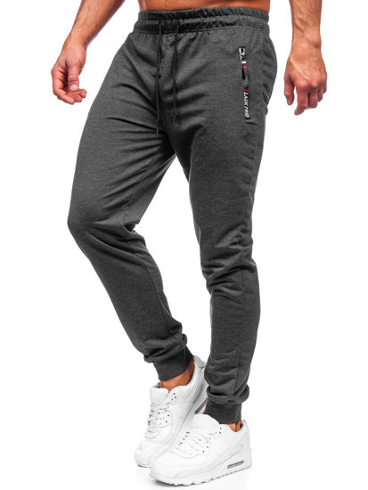 Bolf Herren Hose Jogger Pants Schwarzgrau  JX5003