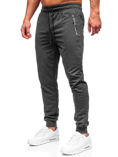 Bolf Herren Hose Jogger Pants Schwarzgrau  JX5003