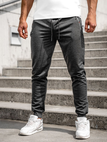 Bolf Herren Hose Jogger Pants Schwarzgrau  JX5003A