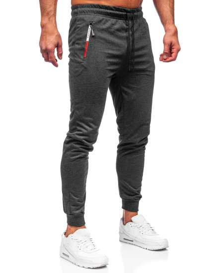 Bolf Herren Hose Jogger Pants Schwarzgrau  JX5007