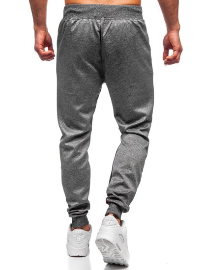 Bolf Herren Hose Jogger Pants Schwarzgrau  K20003