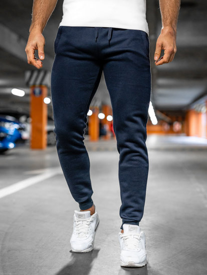 Bolf Herren Hose Jogger Pants Tintenblau  XW01-A