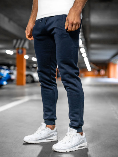 Bolf Herren Hose Jogger Pants Tintenblau  XW01-A