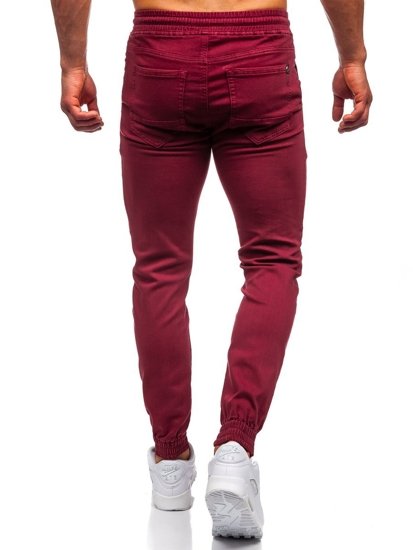 Bolf Herren Hose Jogger Pants Weinrot  CT8808