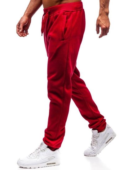 Bolf Herren  Hose Jogger Pants Weinrot  XW01