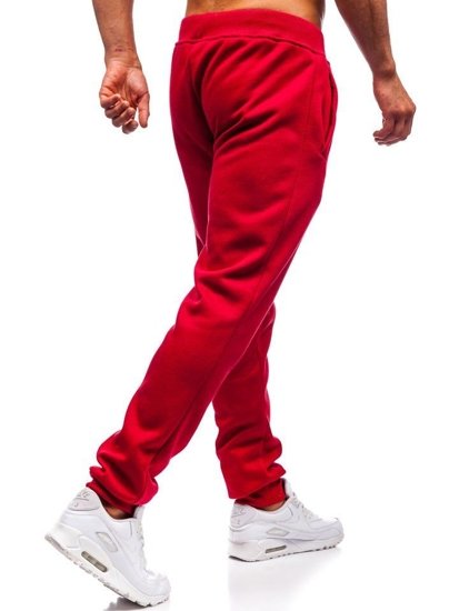 Bolf Herren  Hose Jogger Pants Weinrot  XW01