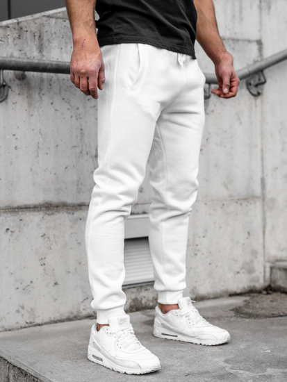 Bolf Herren Hose Jogger Pants Weiß  CK01