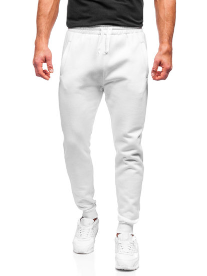 Bolf Herren Hose Jogger Pants Weiß  CK01