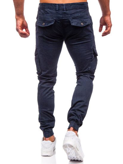 Bolf Herren Hose Joggers Cargohose Dunkalblau  JM5502