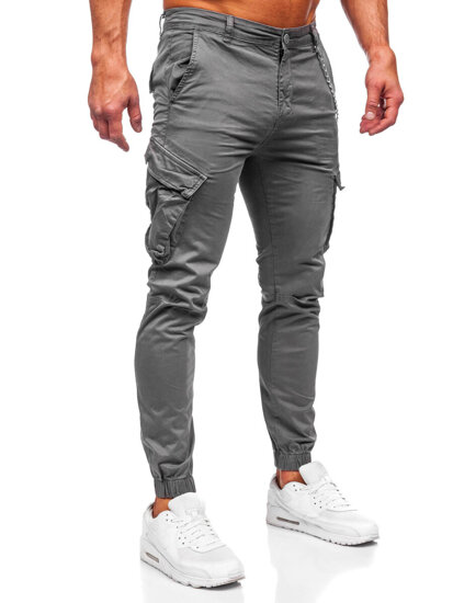 Bolf Herren Hose Joggers Cargohose Grau  SK850