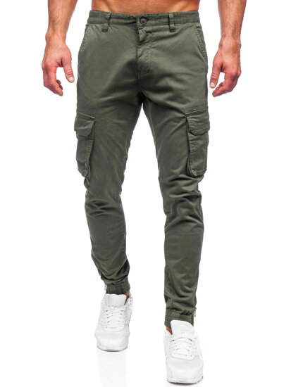 Bolf Herren Hose Joggers Cargohose Khaki  77322