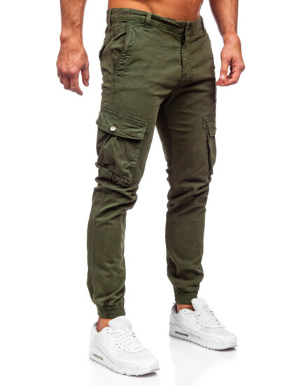 Bolf Herren Hose Joggers Cargohose Khaki  JM5502