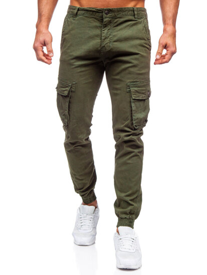 Bolf Herren Hose Joggers Cargohose Khaki  JM5502