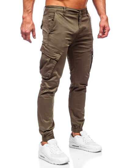 Bolf Herren Hose Joggers Cargohose Khaki  SK850