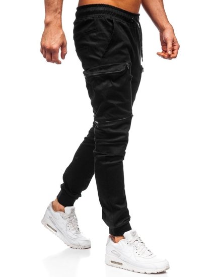 Bolf Herren Hose Joggers Cargohose Schwarz 0475