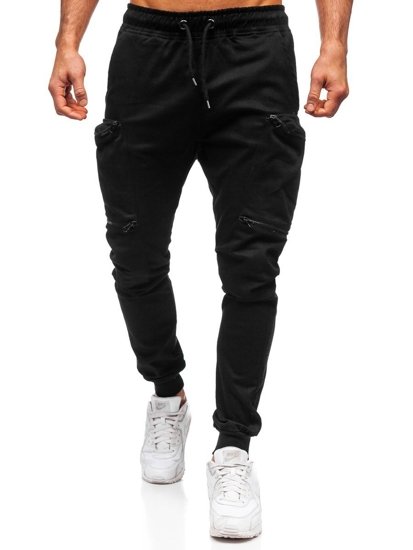 Bolf Herren Hose Joggers Cargohose Schwarz 0475