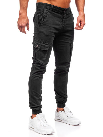 Bolf Herren Hose Joggers Cargohose Schwarz JM5502