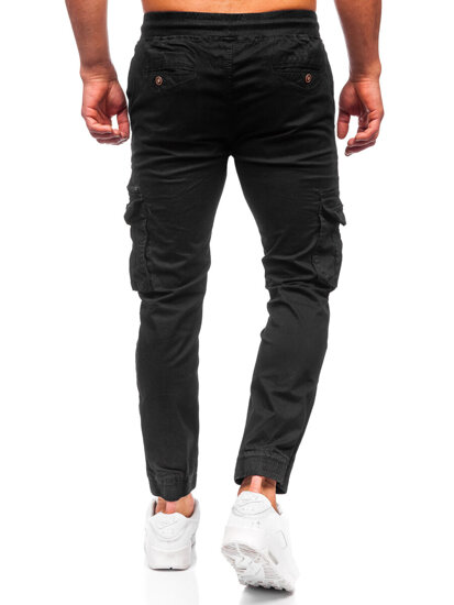 Bolf Herren Hose Joggers Cargohose Schwarz  MP0201N