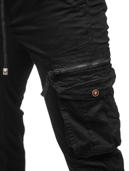 Bolf Herren Hose Joggers Cargohose Schwarz  MP0201N