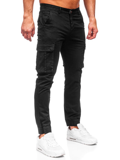 Bolf Herren Hose Joggers Cargohose Schwarz  MP0202N