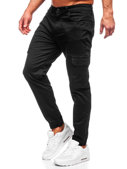 Bolf Herren Hose Joggers Cargohose Schwarz  S201