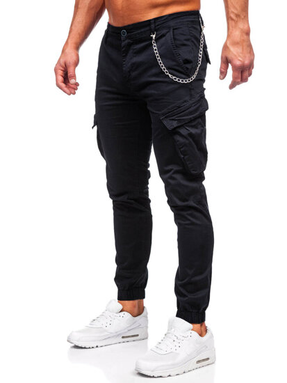 Bolf Herren Hose Joggers Cargohose Schwarz  SK850