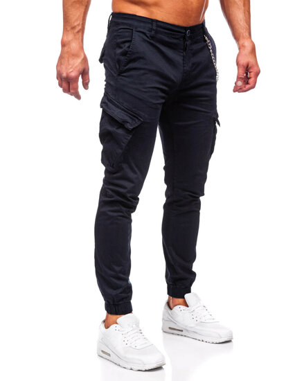 Bolf Herren Hose Joggers Cargohose Schwarz  SK850