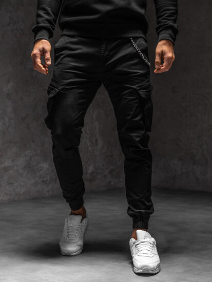 Bolf Herren Hose Joggers Cargohose Schwarz  SK850