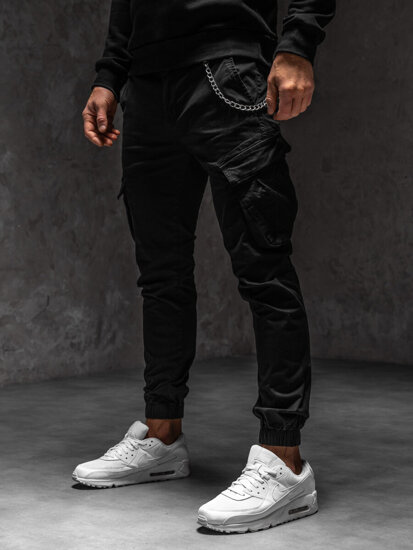 Bolf Herren Hose Joggers Cargohose Schwarz  SK850