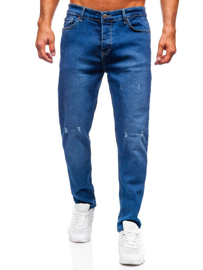 Bolf Herren Jeans regular fit Dunkelblau 6636