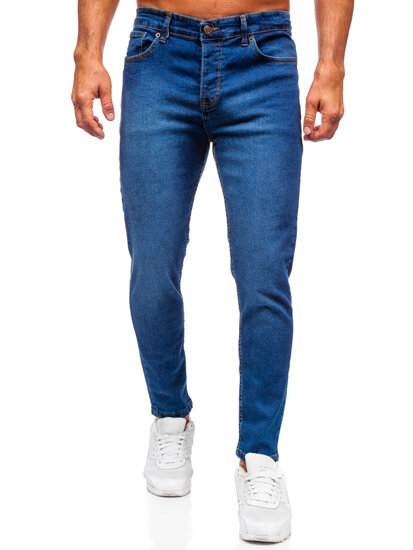 Bolf Herren Jeans slim fit Dunkelblau 6811