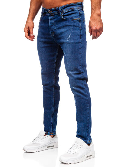 Bolf Herren Jeans slim fit Dunkelblau 6835